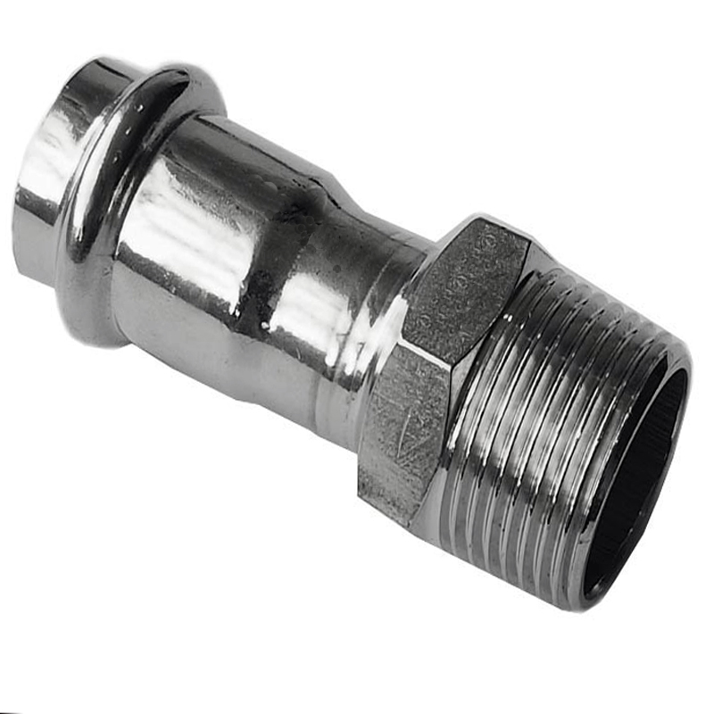 304/316L不锈钢线管快插式外丝防水接头